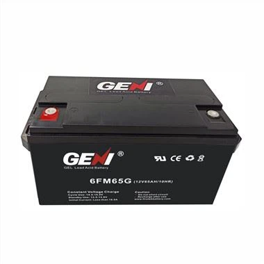 GEL 12V 65AH সিল করা লিড অ্যাসিড ব্যাটারি