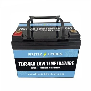 নিম্ন তাপমাত্রা 12V 34AH LiFePO4 ব্যাটারি
